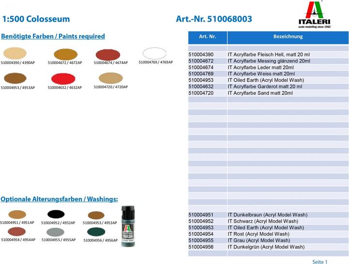 Produktbild 1:500 Colosseum