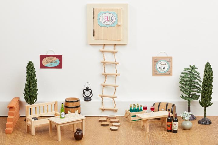 Produktbild Hobby Fun Wichtel-Set Tisch, Bank & Stuhl