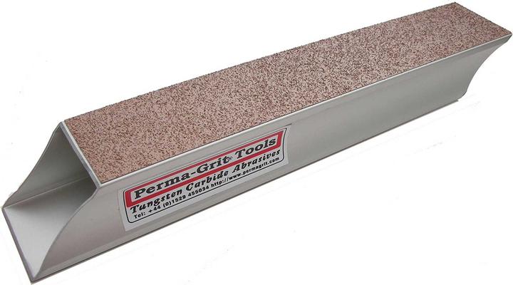 Actual product image Perma-Grit Parma Grit sanding block 2-sided 280mm 45° beveled (180, 320)