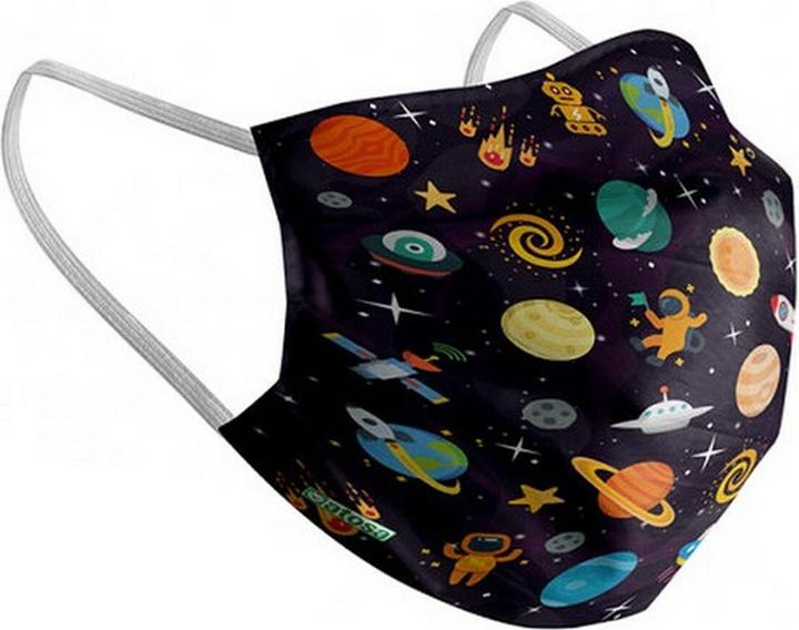 Produktbild TOP Wiederverwendbare Stoff-Hygienemaske Space Für Kinder
