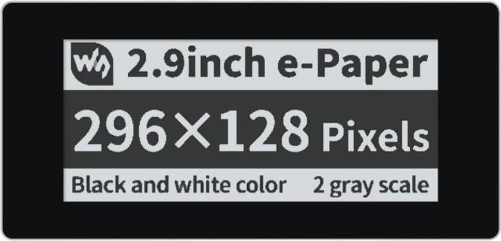 Produktbild WaveShare 2.9inch E-Ink Touch Display für Raspberry Pi Pico (B)