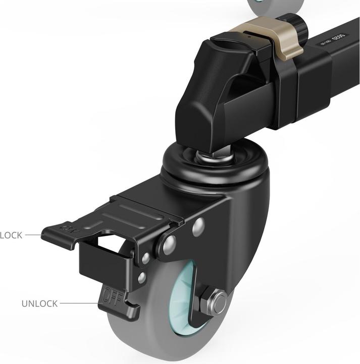 Immagine prodotto SmallRig 5020 Quick Lock Photography Heavy Duty Tripod Dolly (carrello per treppiedi) (Metallo)