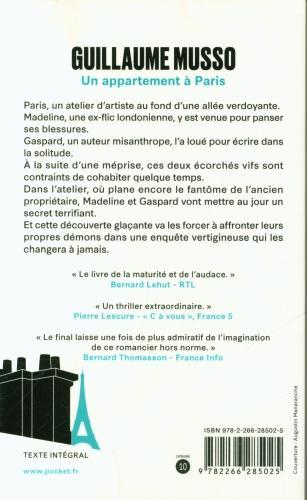 Immagine prodotto Un appartement à Paris (Francese, Musso Guillaume, 2018)