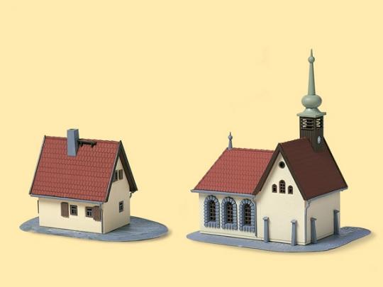 Immagine prodotto Auhagen 14461 N Chiesa del villaggio con sala parrocchiale