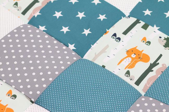 Actual product image Ullenboom Crawling Blanket Forest Animals