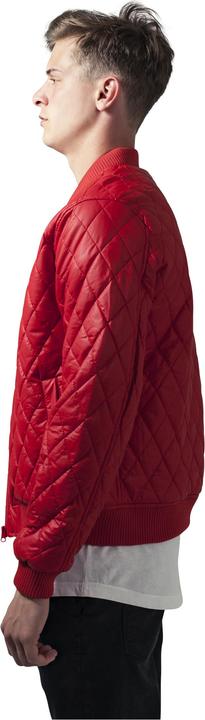 Actual product image Urban Classics Diamond Quilt Leather Imitation Jacket (M)