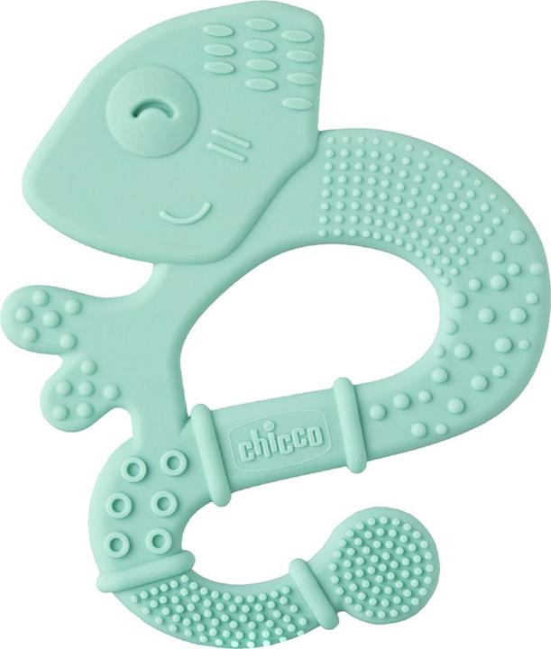 Actual product image Chicco Bite ring with soft bristles - EIDECHSE BLUE, - 2m+