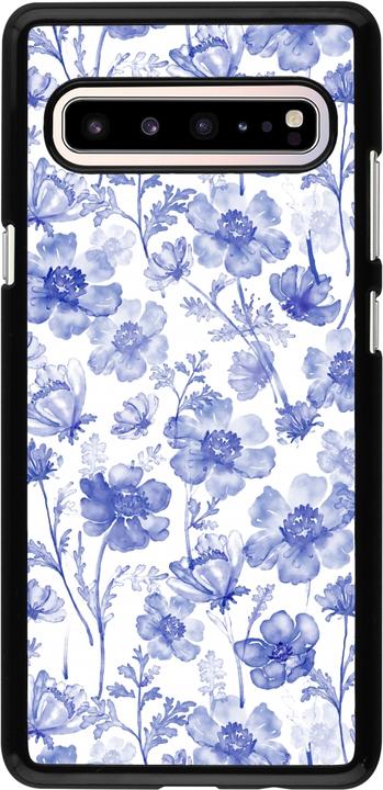 Actual product image PhoneLook Coque Spring 23 watercolor blue flowers (Samsung Galaxy S10 5G)