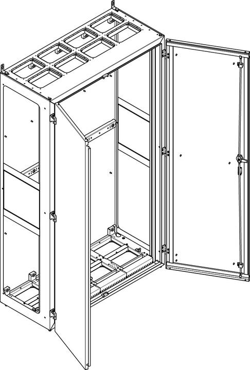 Actual product image ABN Floor standing enclosure earthed IP55 NS412EB (Housing)