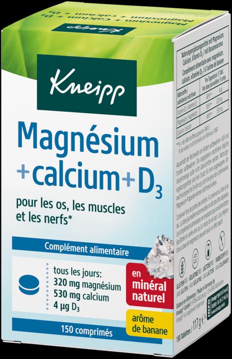 Produktbild Kneipp Natürliches Magnesium + Calcium & Vitamin D3 (150 Stück, Tabletten)