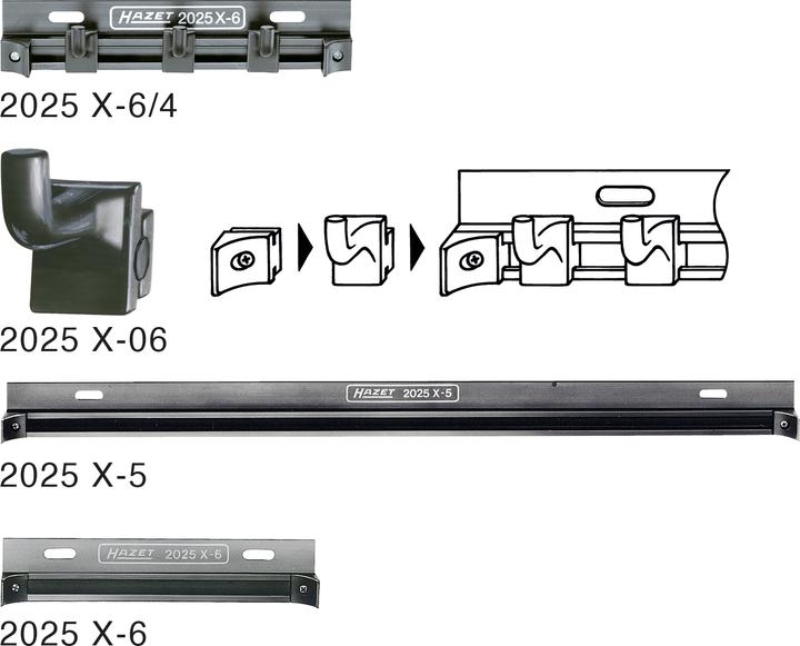 Productafbeelding HAZET Geleiderail 2025X-5 (44 cm)