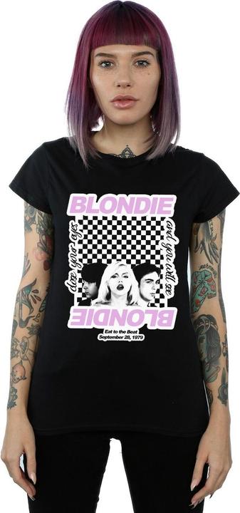 Image du produit Blondie - T-shirt CHECKED EAT TO THE BEAT - Femme (XXL)