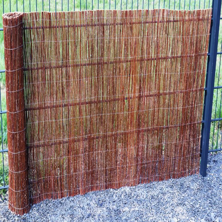 Produktbild Aquagart Weidenmatte 50m x 100 cm I Sichtschutzmatte aus Weiden Natürlicher Sichtschutz für Garten