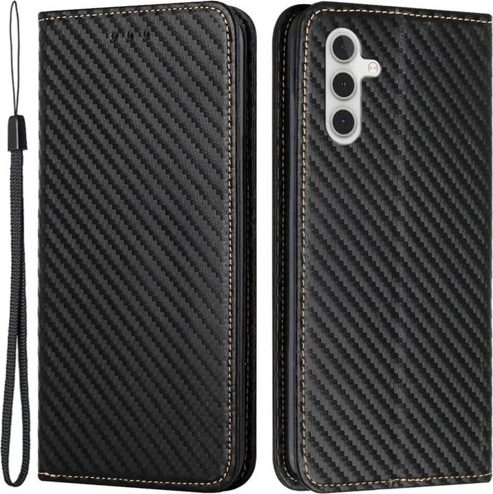 Immagine prodotto Cover-Discount Galaxy A55 - Custodia Flip Carbon Look nera (Samsung Galaxy A55)