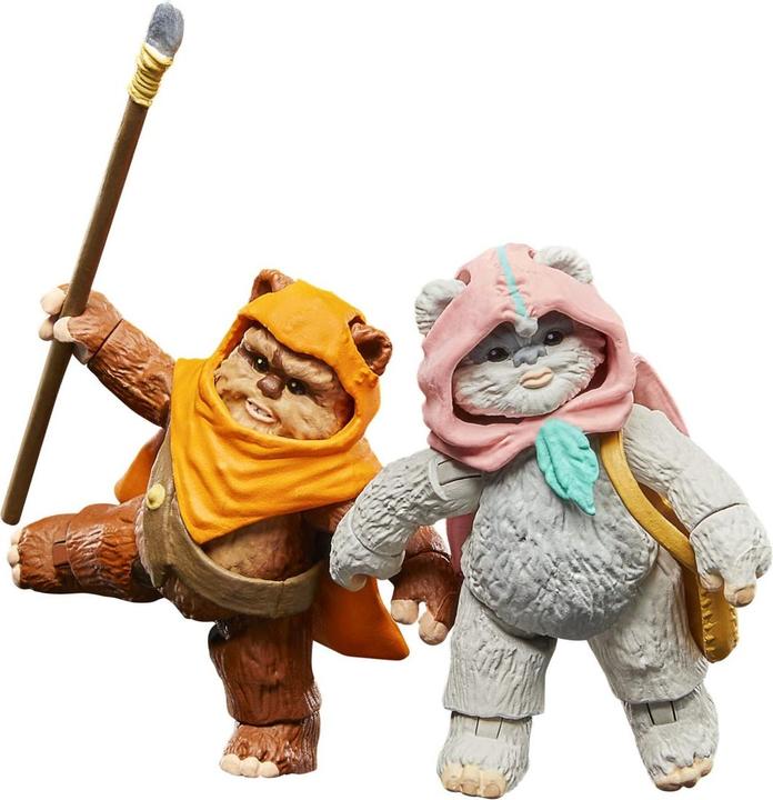 Image du produit Hasbro Star Wars : Ewoks Vintage Collection figurines Wicket W Warrick & Kneesaa 10 cm