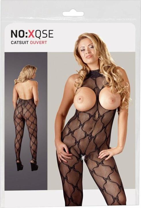 Actual product image Mandy Mystery Lace catsuit crotchless (XL, XXL)