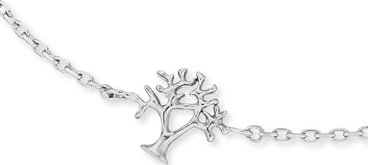 Produktbild Engelsrufer Armband Lebensbaum Tricolor (18 cm, 925er Silber rhodiniert)