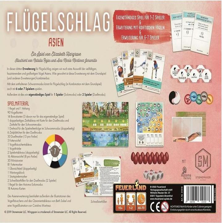 Produktbild Feuerland Flügelschlag: Asien-Erweiterung (Deutsch)