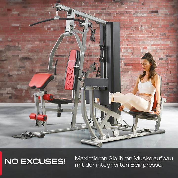 Produktbild Sportstech HGX300 - Multifunktions-Kraftstation für zuhause, Fitness mit 80kg Gewichtsblock & integr