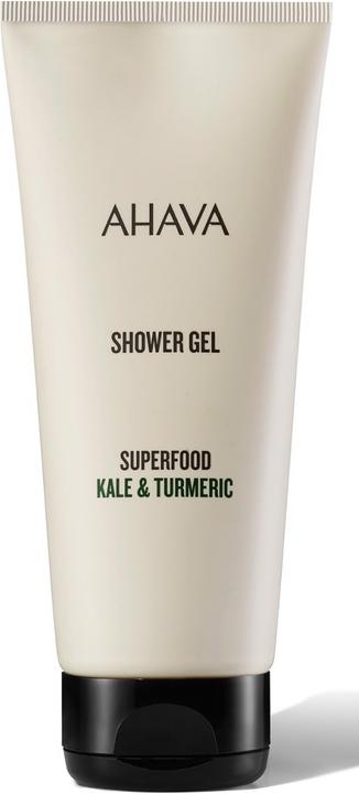 Immagine prodotto Ahava SUPERFOOD Shower Gel "Kale & Turmeric" - Gel doccia nutriente con cavolo e curcuma (200 ml)