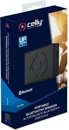 Image du produit Celly UpMini 2 W Mono Portable Speaker Noir (Fonctionnement sur batterie)