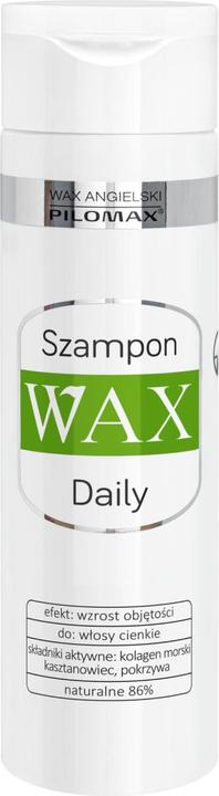 Pilomax Wax Angielski, Tägliches Shampoo für feines Haar, 200 ml – Lange Haltbarkeit! (200 ml, Flüssiges Shampoo)