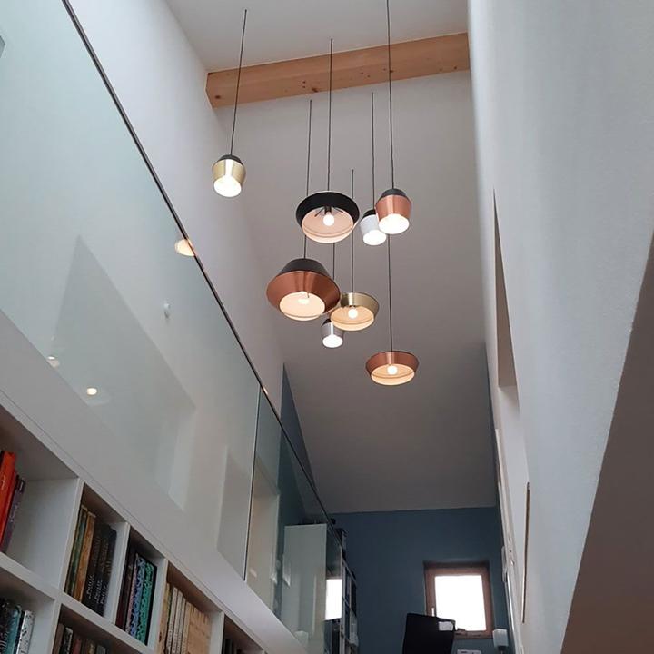 Actual product image s.luce SkaDa LED pendant lamp metal shade (E27, 560 lm)