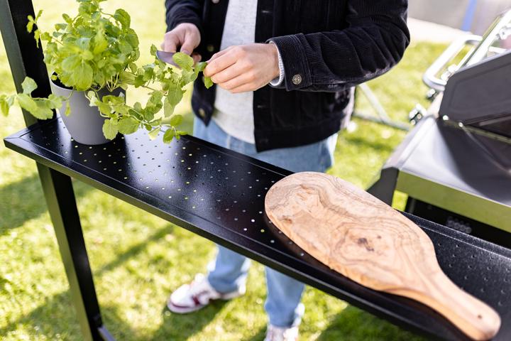 Actual product image Grillfürst Premium steel barbecue pavilion with weatherproof metal roof (248 cm, 156 cm)
