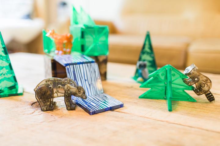 Produktbild Magna-Tiles Wald-Tiere Set