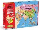 Abrams & Chronicle Map of Asia 70 Piece Geography Puzzle (70 pieces)