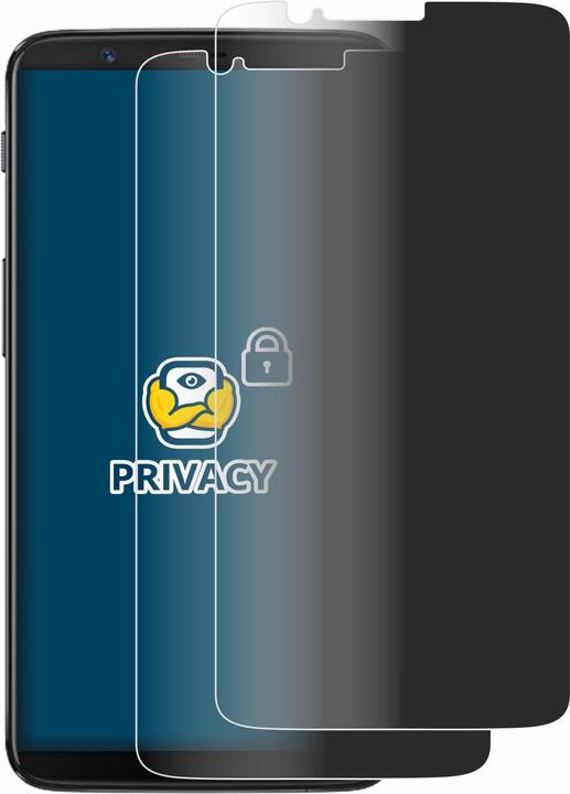 Productafbeelding BROTECT Anti-spionnetje privacyfolie Beschermfolie tegen blauw licht (2 Stuk, OnePlus 5T)