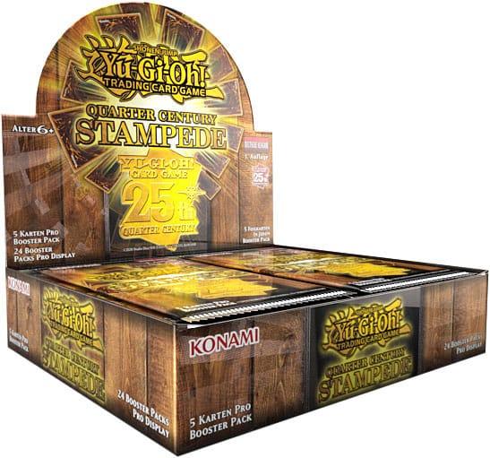 Immagine prodotto Yu-Gi-Oh Scatola di richiamo Quarter Century Stampede IT (Inglese, Display del booster)
