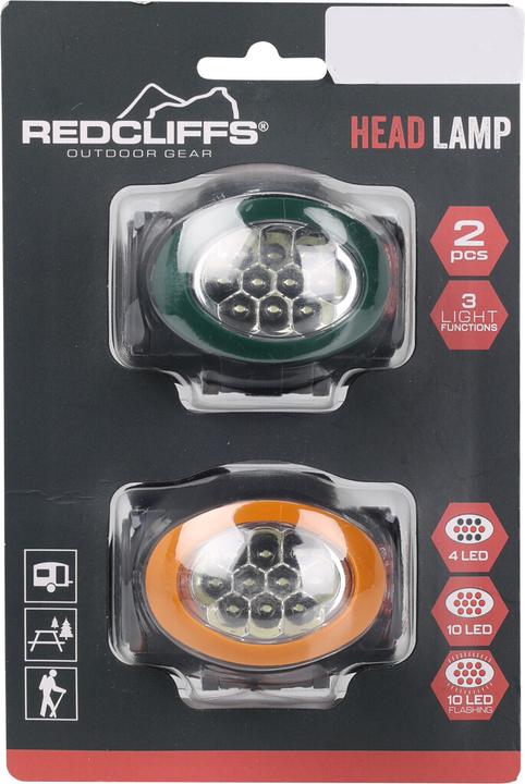 Actual product image Redcliffs Stirnlampe, 2 Stk.
