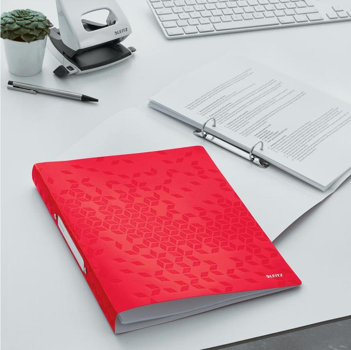Image du produit Leitz Classeur scolaire A4 Wow rouge (A4, 32 mm, 1 pièce(s))