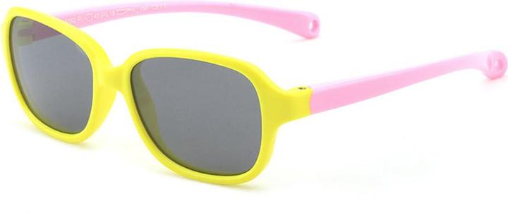 Techsuit - Sunglasses Polarised (8192-C2) - for Babies - Bright Yellow / Pink