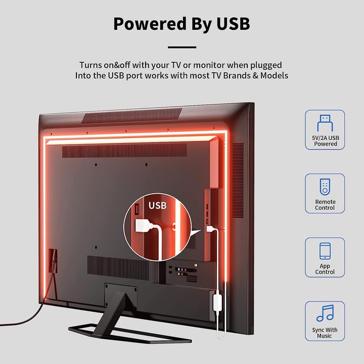 Actual product image Lumina Swiss 1.5m TV Ambilight SmartColor (RGB, 150 cm, Indoor)