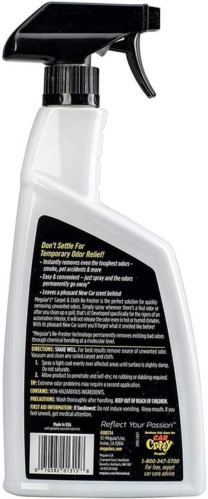 Image du produit Meguiar's Nettoyant pour meubles rembourrés Re-Fresher pour tapis et tissus 709 ml (709 ml)