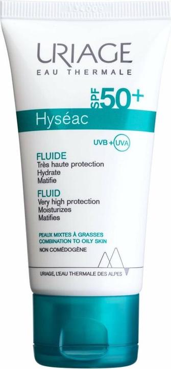 Actual product image Uriage Hyséac Fluid (Sun cream face, SPF 50, 50 ml, 77 g)