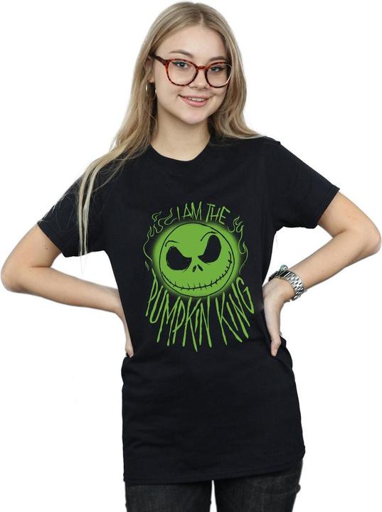 Immagine prodotto Disney Nightmare Before Christmas Pumpkin King Maglietta Ampia Donna (S)