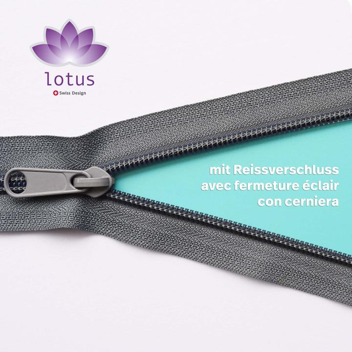 Immagine prodotto Lotus Bettwaren Biancheria da letto in raso Seersucker uni (Copricuscino, 65 x 65 cm)