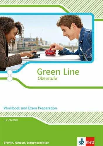 Actual product image Green Line Oberstufe. Klasse 11/12 (G8), Klasse 12/13 (G9). Workbook and Exam Preparation mit M (English, German, Ernst Klett Publishers, 2015)