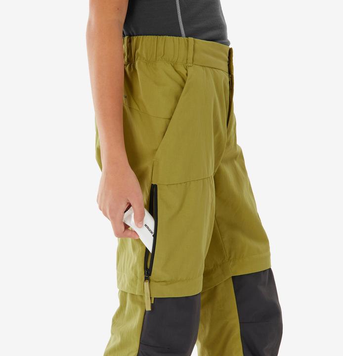 Image du produit Quechua Pantalon modulable de randonnée enfant 7-15 ans, MH500 khaki jaune (140)