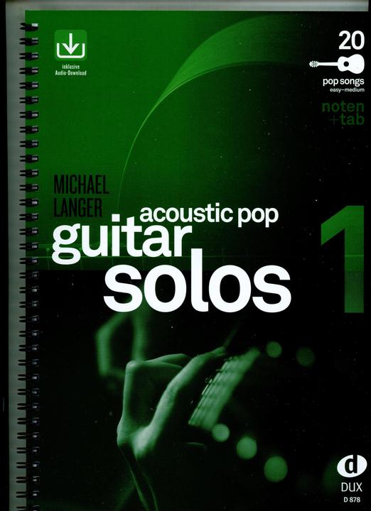 Immagine prodotto Acoustic Pop Guitar Solos 1 (Tedesco, Michael Langer, 2011)