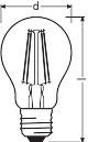 Produktbild Osram Led Three Step Dim Classic A (E27, 6.50 W, 806 lm, 1 x, E)