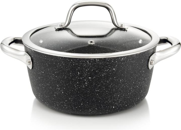 Actual product image Tescoma President Stone Casserole with lid Ø 20cm, 2,5l (20 cm, Pot, Cast aluminium)