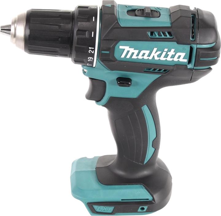 Produktbild Makita DDF 482 SFJ-R Akku Bohrschrauber 18V 62Nm + 2x Akku 3,0 Ah + Ladegerät + RHINO (Akkubetrieb)