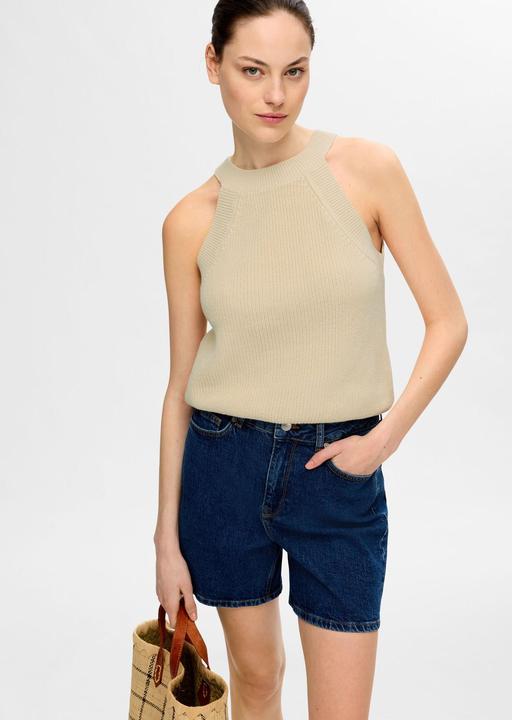 Actual product image Selected Femme Knitted halterneck top (XL)