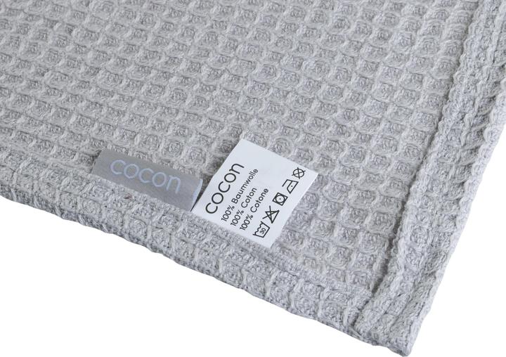 Actual product image Cocon Cotton blanket 150 x 200 cm, grey (150 x 200 cm)