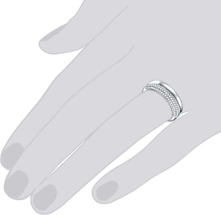 Produktbild Rafaela Donata Damen Sterling Silber Zirkonia silber - 11440 (58, 925 Silber)