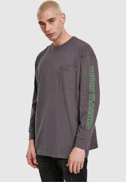 Actual product image Urban Classics Neon Logo Boxy Pocket LS (S)